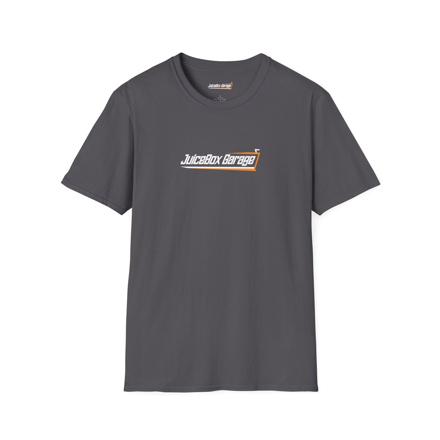 Unisex T-Shirt with Juicebox Garage Logo