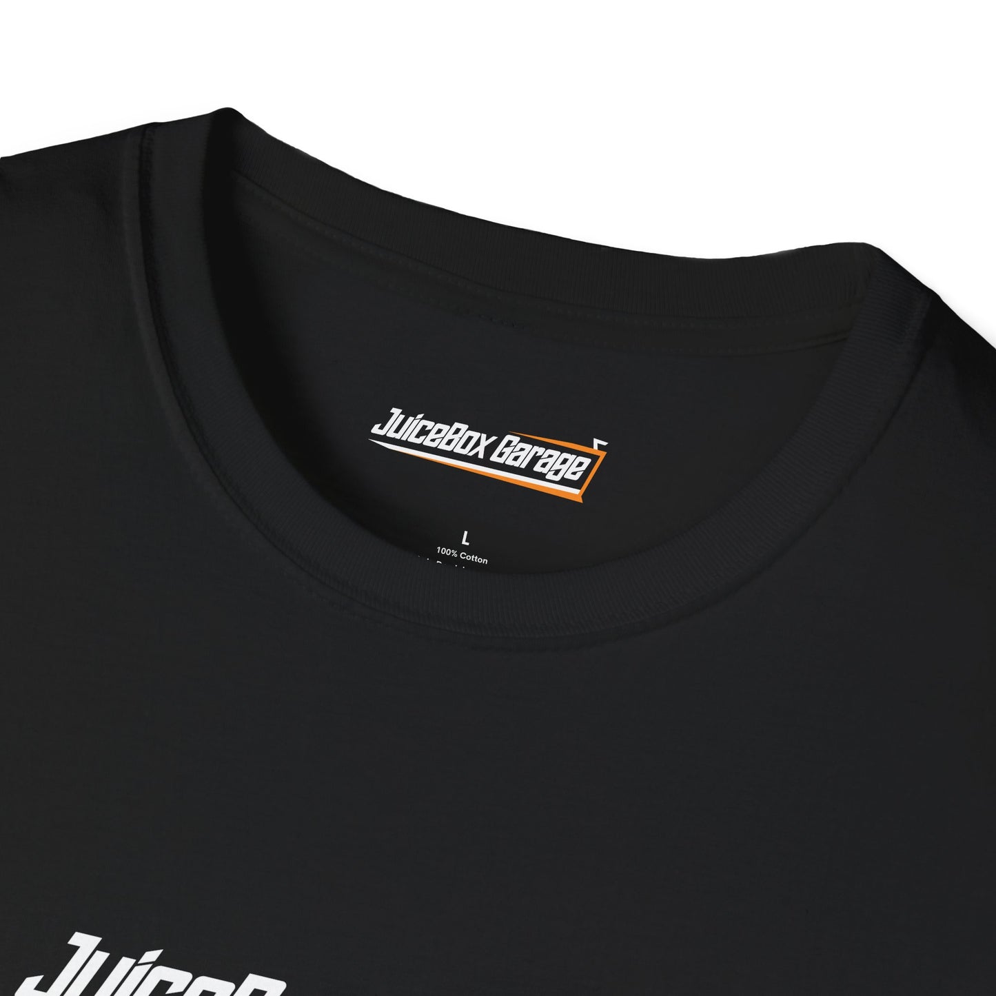 Unisex T-Shirt with Juicebox Garage Logo