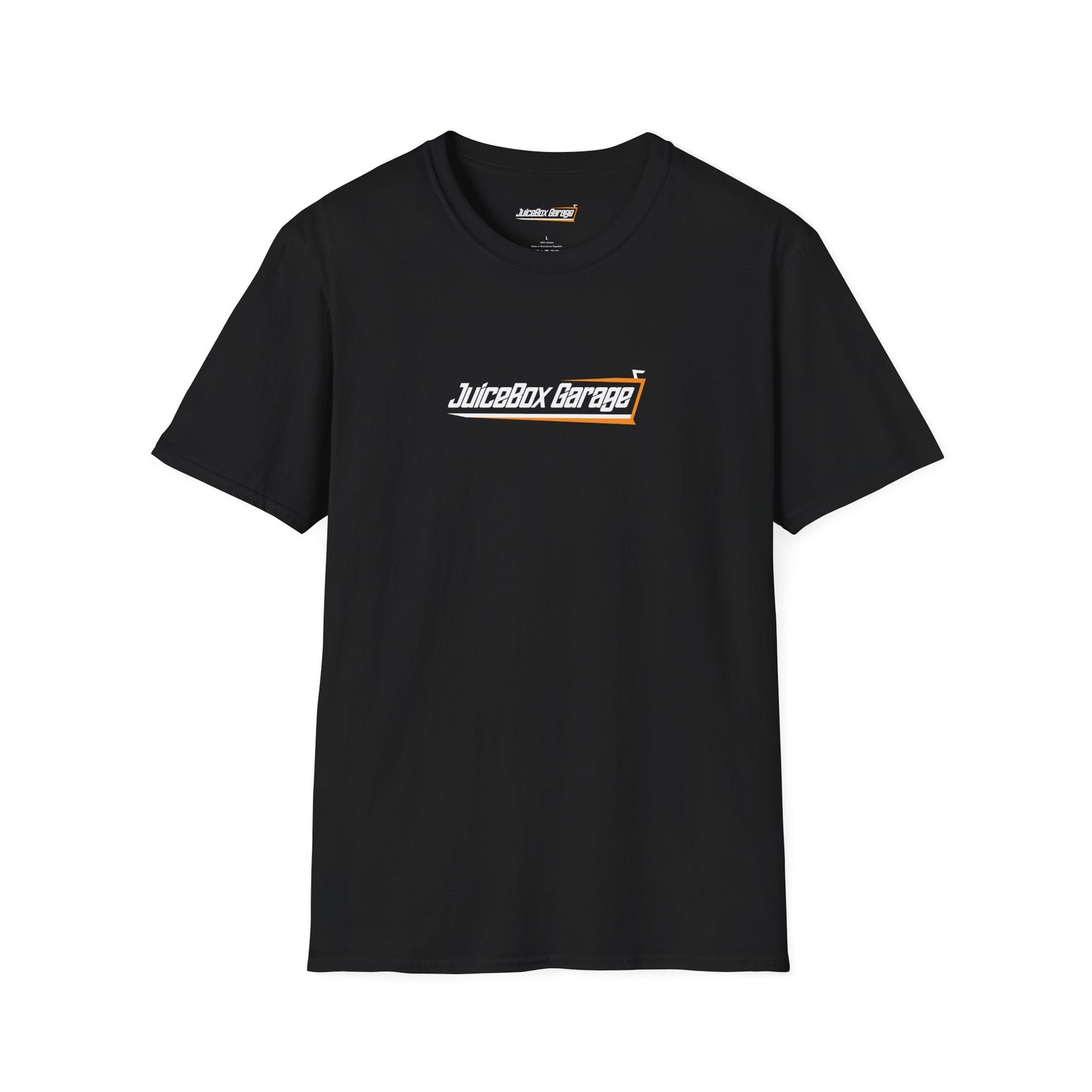 Unisex T-Shirt with Juicebox Garage Logo