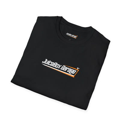 Unisex T-Shirt with Juicebox Garage Logo